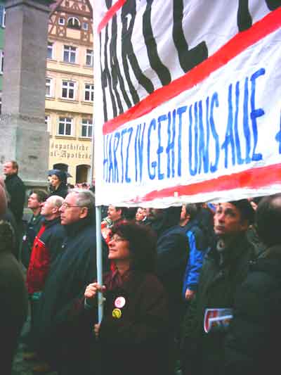 Demo gegen Rente mit 67 in Esslingen